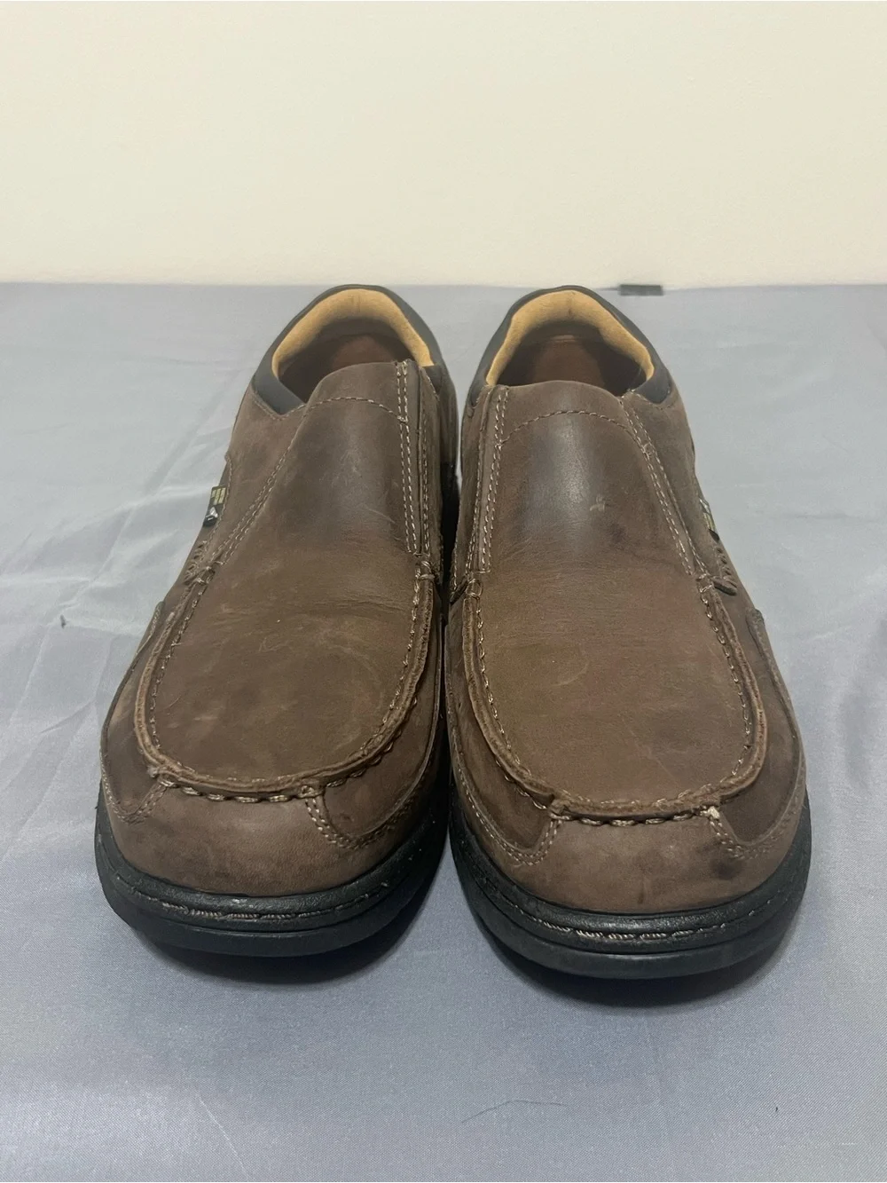 Timberland PRO ESD Anti-Fatigue Slip On Leather Work Shoes Mens 10.5W Brown